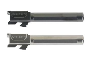 Image of Agency Arms Premier Line Match Grade Drop-In Barrel, Fluted, Glock 17, Black, Gold, Stainless Steel, Titanium Nitride