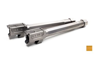 Image of Agency Arms Premier Line Match Grade Drop-In Barrel, Threaded/Fluted, Glock 34, Gold, Titanium Nitride, PLG34T/FTiN