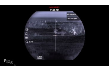 Image of AGM Global Vision EVOLVER LRF 1280 2.5-20x65mm Thermal Rifle Scope, 50 Hz, 1280x1024, Black, EVOL60-1280-LRF