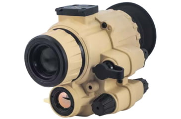 Image of AGM Global Vision F14-3APW Fusion Night Vision and Thermal Monocular, 640x512, 50 Hz, Mil-Spec Elbit or L3 Gen 3 FOM 2000 Plus, P45-White Phosphor IIT, Sand, 7152522121012F14
