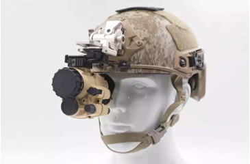 Image of AGM Global Vision F14-3APW Fusion Night Vision and Thermal Monocular, 640x512, 50 Hz, Mil-Spec Elbit or L3 Gen 3 FOM 2000 Plus, P45-White Phosphor IIT, Sand, 7152522121012F14