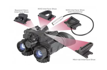 Image of AGM Global Vision NVG-40 3APW Advance Performance Dual Tube Night Vision Goggle/Binocular, Auto-Gated, FOM1600-2000 Gen 3 Plus, P45 White Phosphor, Black, 4.5 4.6 2.9, 14NV4123474111