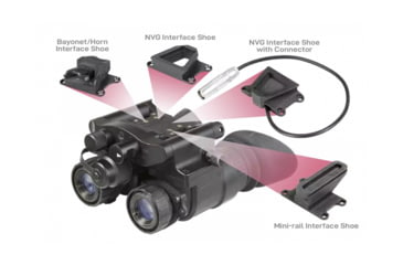 Image of AGM Global Vision NVG-50 3APW Advanced Performance Dual Tube Night Vision Goggle/Binocular 51 Degree FOV, FOM1600-2000 Gen 3 Plus, Auto-Gated, P45 White Phosphor, Black, 4.4 4.6 2.9, 14NV5123474111
