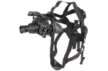 Image of AGM Global Vision PVS-7 3AW1 1x Night Vision Goggle System, Gen 3 Auto-Gated White Phosphor Level 1, Black, 12PV7123284111