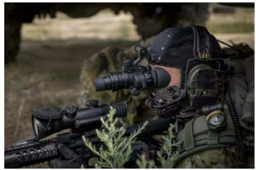 Image of AGM Global Vision Wolverine-4 NL1 4x Night Vision Riflescope, Gen 2+, Level 1, Black, 15WOL422153211