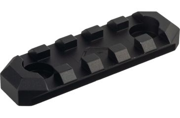 Image of AIM Sports Inc 5 Slot Picatinny M-LOK Rail Section, Black, MLRS1