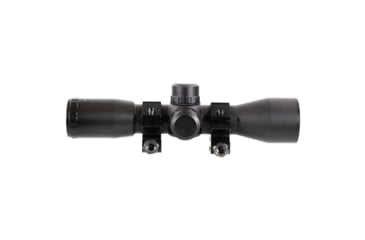 Image of AIM Sports Inc 4X32mm Compact Rifle Scope w/ Rings, Mil-Dot Reticle