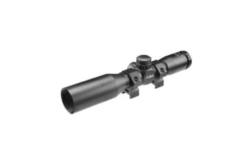 Image of AIM Sports Inc 4X32mm Compact Rifle Scope w/ Rings, Mil-Dot Reticle
