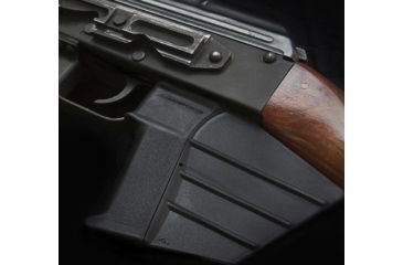Image of AIM Sports Inc Featureless AK Pistol Grip, w/ Fin Backstrap, Black, PJFAKG