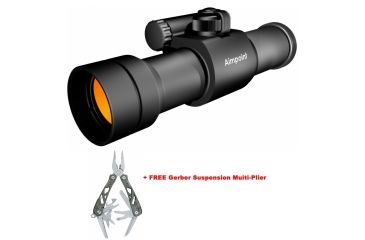 Image of Aimpoint 9000SC Red Dot Reflex Sight, 4 MOA Dot Reticle, w/ Multi-Plier, Black, Semi Matte, Anodized, 11407-KIT