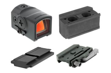 Image of Aimpoint Acro P-1 Red Dot Reflex Sight, 3.5 MOA Dot Reticle, w/ LRP Base &amp; Micro Spacer, Black, Semi Matte, Anodized, 200504-KIT2