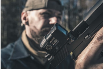 Image of Aimpoint ACRO P-2 Red Dot Reflex Sight, 3.5 MOA Dot Reticle, Black, Hard Anodized, 1.9L x 1.3W x 1.2H, 200691