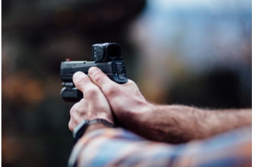 Image of Aimpoint ACRO P-2 Red Dot Reflex Sight, 3.5 MOA Dot Reticle, Black, Hard Anodized, 1.9L x 1.3W x 1.2H, 200691