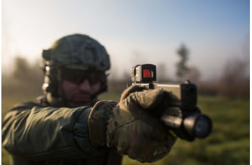 Image of Aimpoint ACRO P-2 Red Dot Reflex Sight, 3.5 MOA Dot Reticle, Black, Hard Anodized, 1.9L x 1.3W x 1.2H, 200691