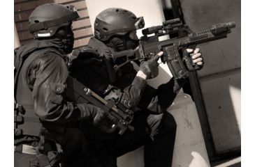 Image of Aimpoint CompM4 Red Dot Reflex Sight, 2 MOA Dot Reticle, Black, Semi Matte, Anodized, 11972