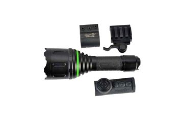 Image of AimSHOT Adjustable Green Beam Wireless Pressure Switch Varmint Flashlight kit, Black TZ980-GR