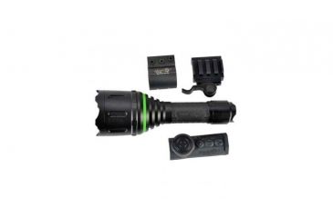 Image of AimSHOT Adjustable Green Beam Wireless Pressure Switch Varmint Flashlight kit, Black TZ980-GR