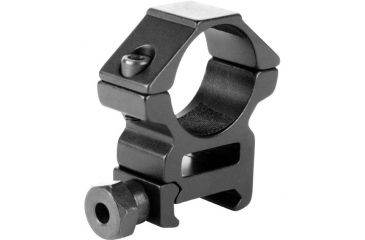 Image of AimSports 1in. Weaver Rings/1 Screw-Medium, Black QW10N