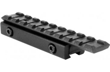 Image of AimSports Dovetail To Weaver Base Mount, Black MT024