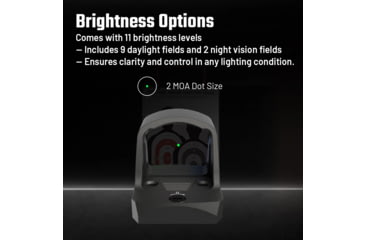 Image of AIMWIN PN120 Green Dot Sight RMR Footprint, Black, PN120 GR