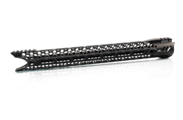 Image of Airborne Arms Leviathan Featherweight Handguard w/ Titanium Barrel Nut, AR-15, 15in Length, 6061-T6 Aluminum, Anodized, Black, Medium, ABN-AAHG-L15B