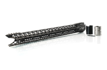 Image of USED Airborne Arms Leviathan Featherweight Handguard w/ Titanium Barrel Nut, AR-15, 15in Length, 6061-T6 Aluminum, Anodized, Black, Medium, ABN-AAHG-L15B, EDEMO1