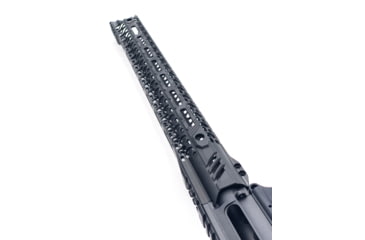 Image of Airborne Arms Leviathan Featherweight Handguard w/ Titanium Barrel Nut, AR-15, 17in Length, 6061-T6 Aluminum, Anodized, Black, Medium, ABN-AAHG-L17B