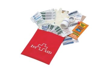 Image of Airhead Waterproof First Aid Kit w/Hook and Loop Mount, Red, FAK-2