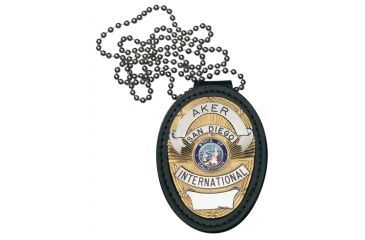 Image of Aker Leather Aker - 691 Recessed Shield Badge Holder - A691-BP