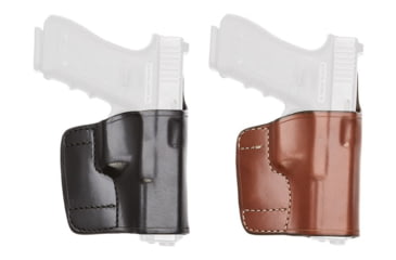 Image of Aker Leather Lightning Slide Belt Holster, Black, Tan