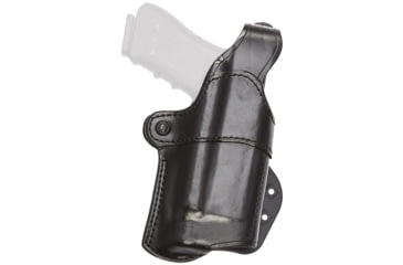 Image of Aker Leather Model 267 Nightguard Paddle Holsters, Glock 20/Glock 21/Glock 29/Glock 30, Insight Technology M3, Right, Plain, Black, H267BPR-GL20M3