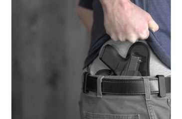 Image of Alien Gear Holsters Cloak Tuck 3.5 IWB Holster, Smith &amp; Wesson M&amp;P9 Shield EZ, Right Hand, Black, 00193858309170