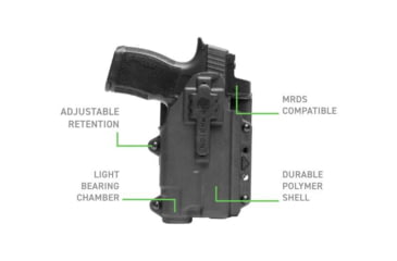 Image of Alien Gear Holsters Photon Light Bearing Holster, Springfield Hellcat OSP, PHO-1178-L1-D