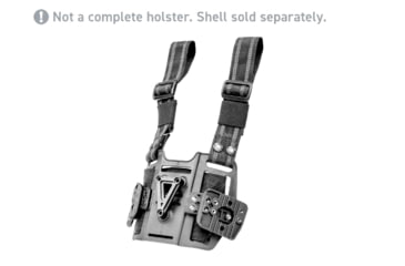 Image of Alien Gear Holsters Duty Drop Leg Expansion OWB Holster, Black, 00193858311333