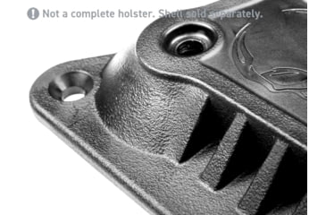 Image of Alien Gear Holsters Rapid Force Duty Holster Surface Mount with Female QDS Adapter, Black, 00193858224541