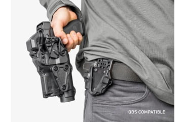 Image of Alien Gear Holsters Rapid Force Expansion - Stanard Paddle - Black - Bag Packaging, Matte Black, RFX-PA-BK-B