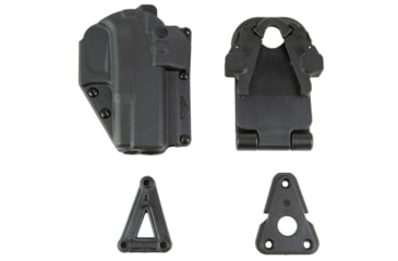 Image of Alien Gear Holsters Rapid Force, Level 2 Duty Holster, Fits GLOCK 19/X/23/44/45, Right Hand, Black, R2-B-0057-BK-RH-L0-A0-C