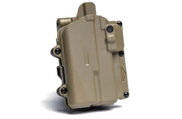 Image of Alien Gear Holsters Rapid Force Level 2 Polymer OWB Belt Holster, Glock 17/17 MOS/47/47 MOS Gen 1-6 22 Gen 1-4, Left Hand, Compact Light, Tan, R2-B-0601-TN-LH-CL-A0-B