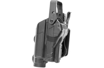 Image of Alien Gear Holsters Rapid Force Mid Ride Belt Slide Holster Light Bearing Level III with QDS, Sig P320/M17 9mm/40, Left, Black, Matte, One size, 193858754468