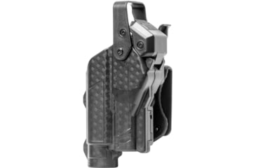 Image of Alien Gear Holsters Rapid Force Mid Ride Belt Slide Holster Light Bearing Level III with QDS, Sig P320/M17 9mm/40, Left, Black, Basketweave, One size, 193858754413