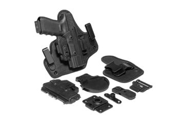 Image of Alien Gear Holsters Shapeshift Core Carry Pack Holster, Taurus PT111 Millennium G2, 1.5in Belt Slide, Right, Black, SSHK-0435-RH-C-15-XXX