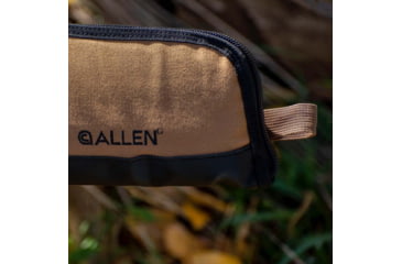 Image of Allen Ranch Canvas Shotgun Case w/Lockable Zipper and D-ring, 52in Long, Foam Padding/Plush Quilted Interior, Tan, 1102-52