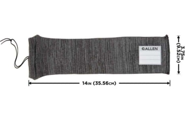 Image of Allen 14-inch Handguns/Revolvers Gun Sock, Gray, 13170