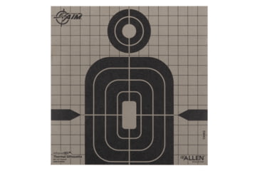 Image of Allen EZ Aim 8in Thermal Silhouette Target, Grey, 15802
