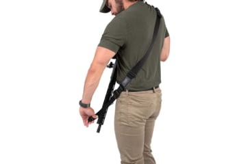 Image of Allen Tac-Six Citadel Connect Double Point Firearm Sling, QD Swivel &amp; Ladder Buckle, Black, 8493