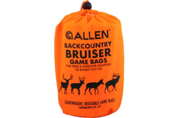 Image of Allen Backcountry Bruiser Deer Game Bag Set, Orange, Polyester, 4 Bags, 6591