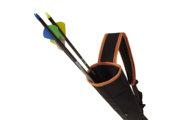Image of Allen Compact Back Quiver, Black/Hot Green, 7036