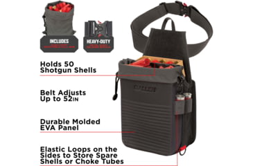 Image of Allen Competitor Molded Shell Bag, Gray, Double Compartment, 8334