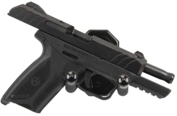 Image of Allen Defender Double Hooks w/Metal Mounting Plate, Black, Steel, 7in, 2 Pack, 5646