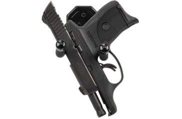 Image of Allen Defender Double Hooks w/Metal Mounting Plate, Black, Steel, 7in, 2 Pack, 5646